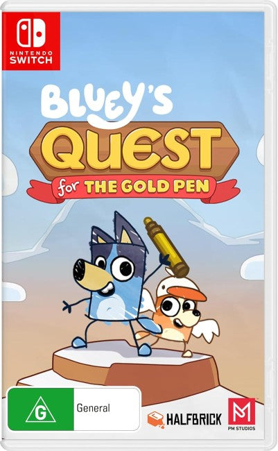 Bluey's Quest for the Gold Pen Nintendo Switch