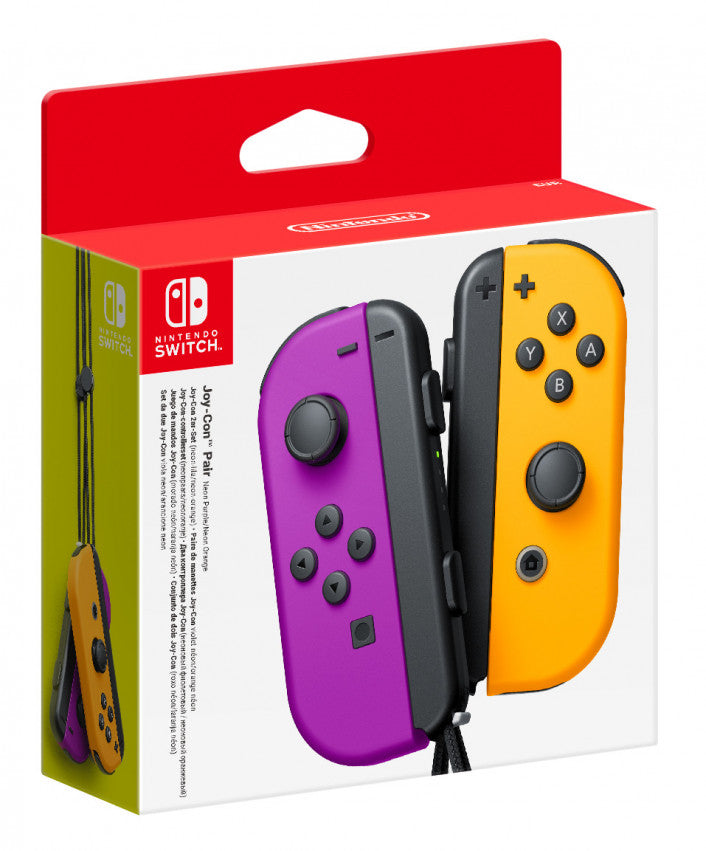 Joy-Con Pair Controller Neon Purple/Neon Orange Switch