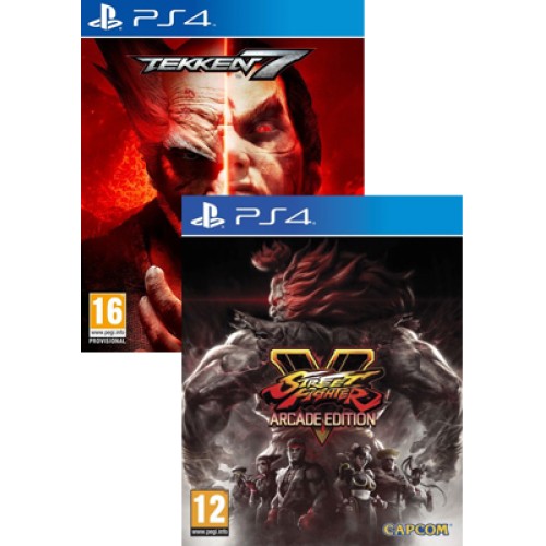 Tekken 7 & Street Fighter V 5 Arcade Edition PS4 Bundle