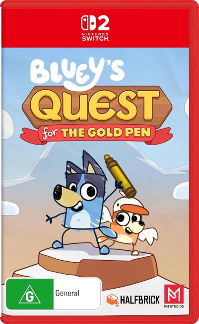 Bluey's Quest for the Gold Pen Nintendo Switch 2