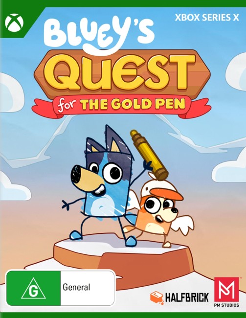 Bluey's Quest for the Gold Pen Xbox Series X