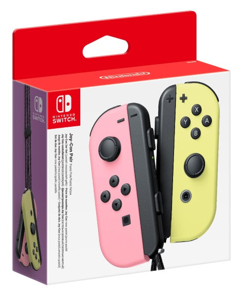 Joy-Con Pastel Pink/Pastel Yellow Controller Pair Switch 
