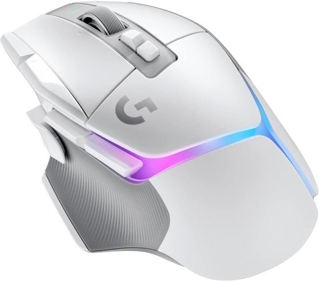 Logitech G502 X PLUS LIGHTSPEED Wireless RGB Gaming Mouse  White