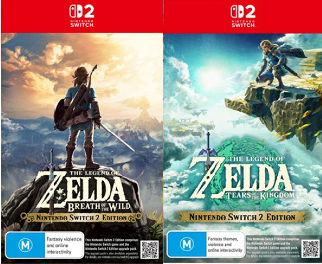Zelda Breath of the Wild &amp; Tears of the Kingdom Switch 2 
