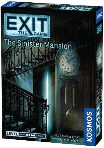 Exit the Game the Sinister Mansion Board Game