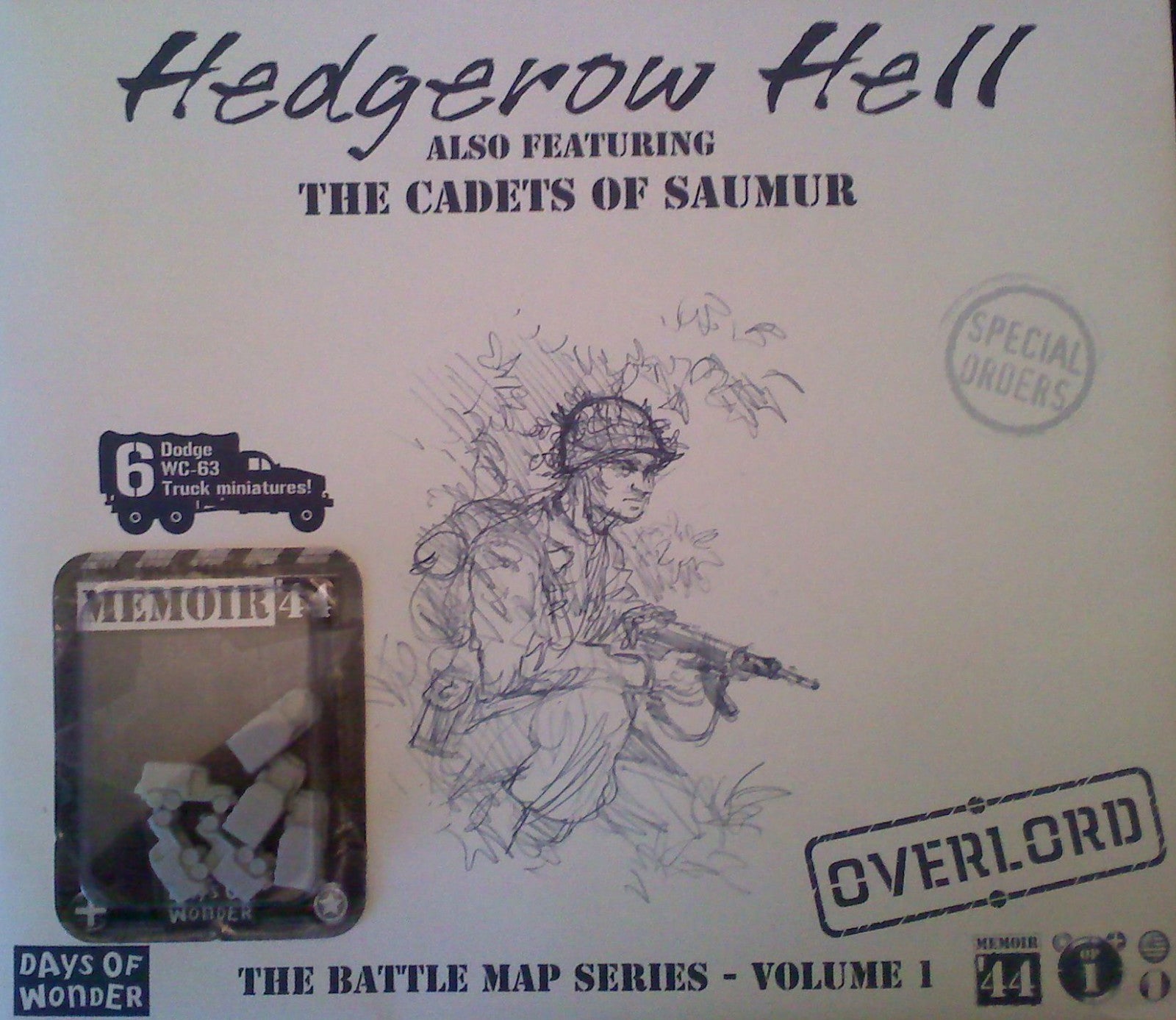 Memoir '44 - Hedgerow Hell Board Game