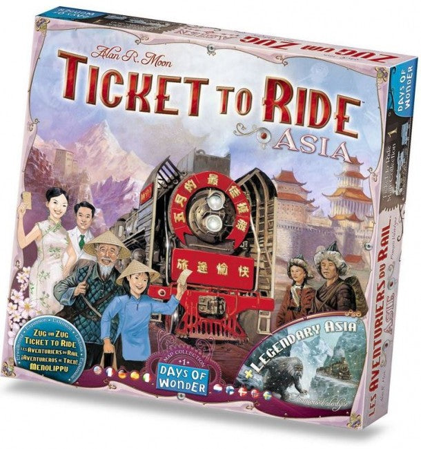 Ticket to Ride Map Collection Volume 1 Asia Board Game